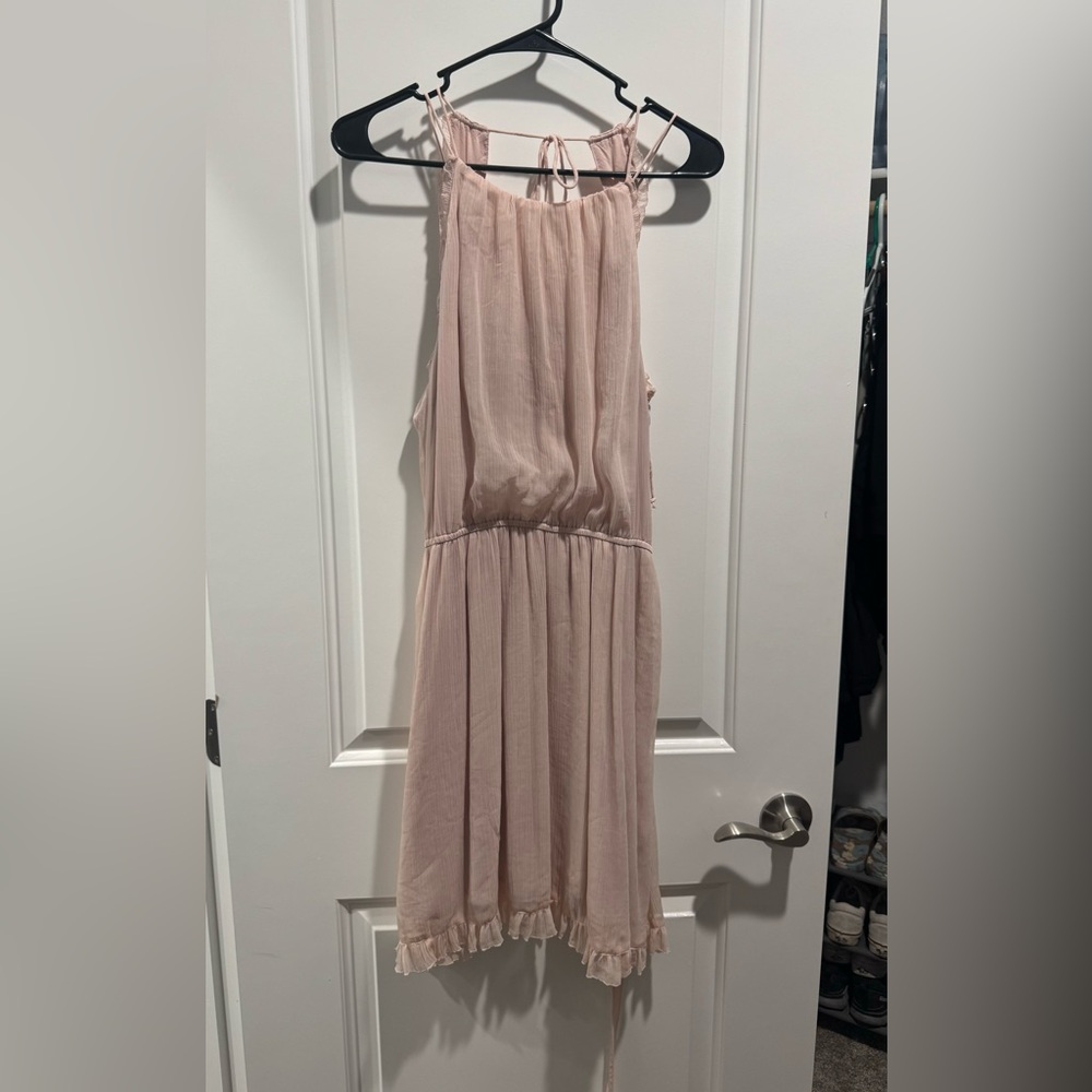 Abercrombie & Fitch Blush Pink Flowy Dress